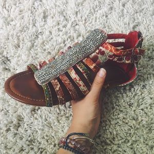 Host Pick!!⭐️Beaded Gladiator Sandals